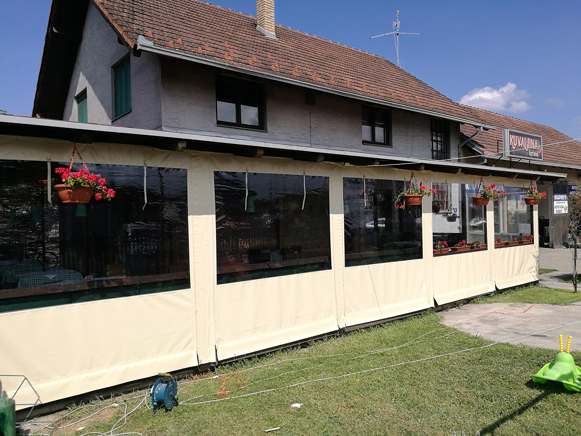 PVC transparent foils for terraces Gallery 136