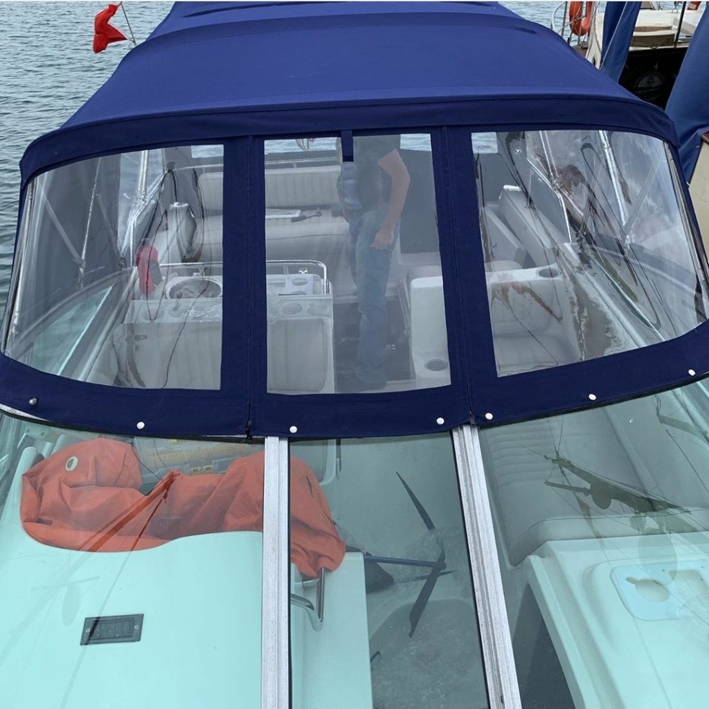 Cerada za gliser sa kristal folijom – Luna cerade i tende Novi Sad